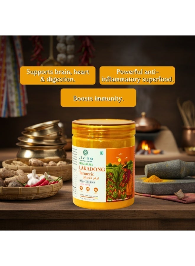 Jivika Lakadong Turmeric - 200G - Image 3